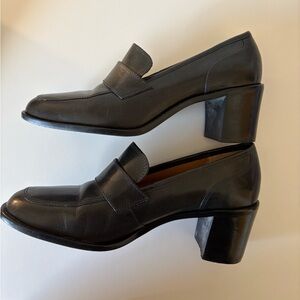 Maripe’ Italian Heeled Loafer.  Sz 8